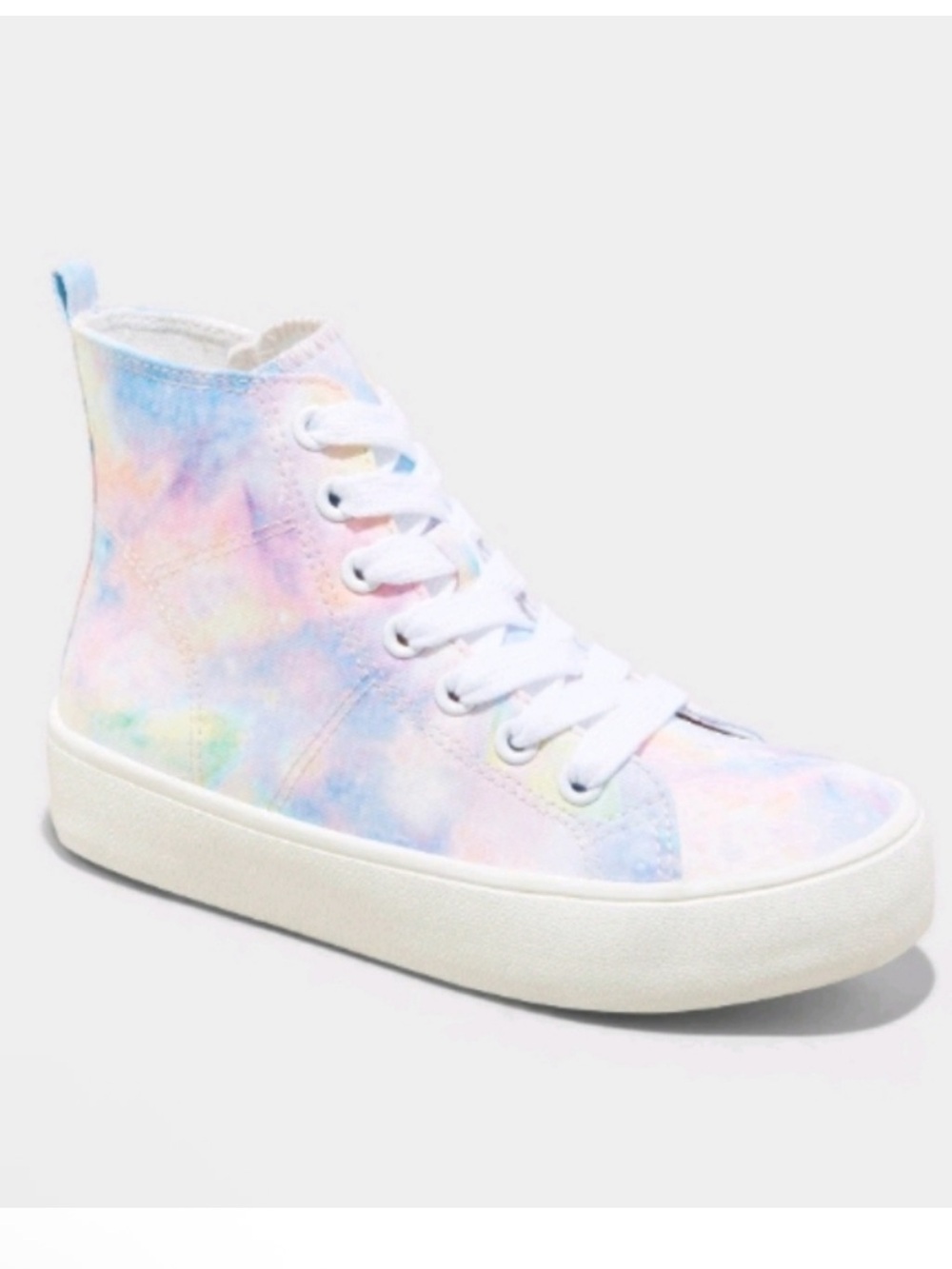 Kids' High Top Tie-Dye Canvas Sneaker - Pastel